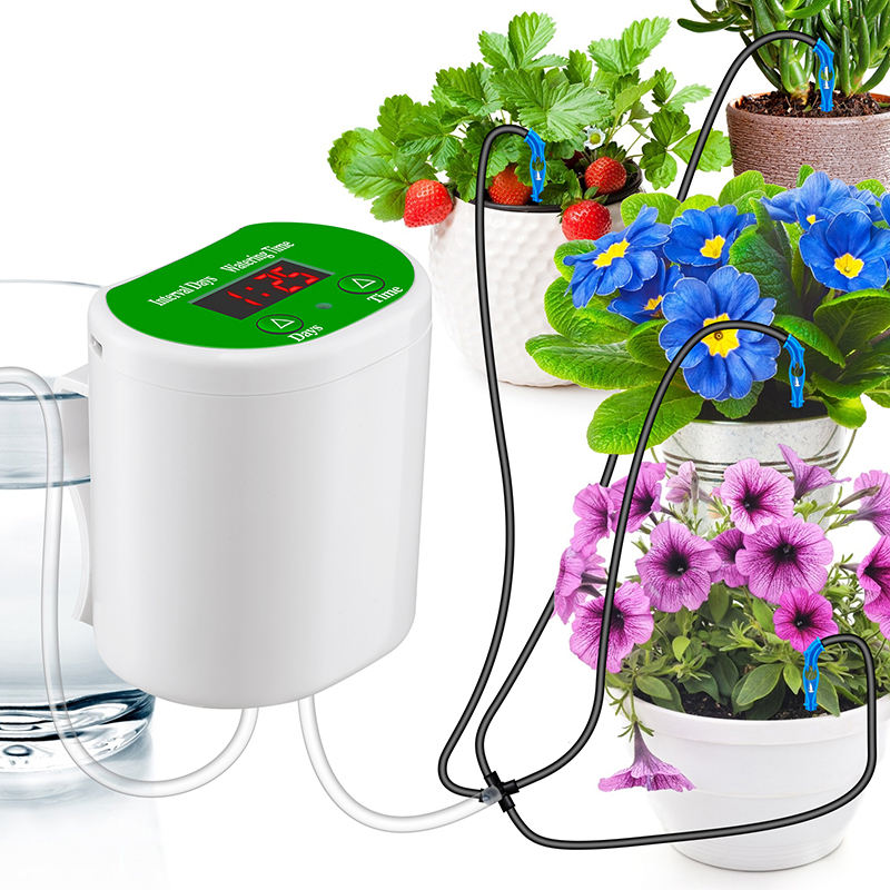Smart Garden Greenhouse - An intelligent timed automatic flower waterer,