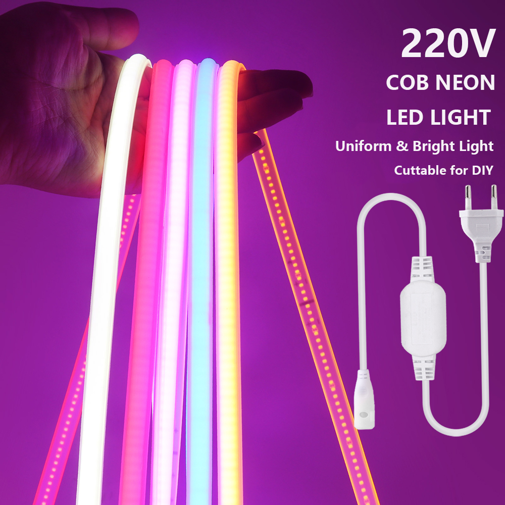 Led Plant Light Strip - AC 220V COB LED Neon Strip