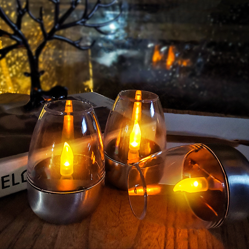 Smart Garden Light Camera - Solar Powered Flameless Candles Outdoor Waterproof