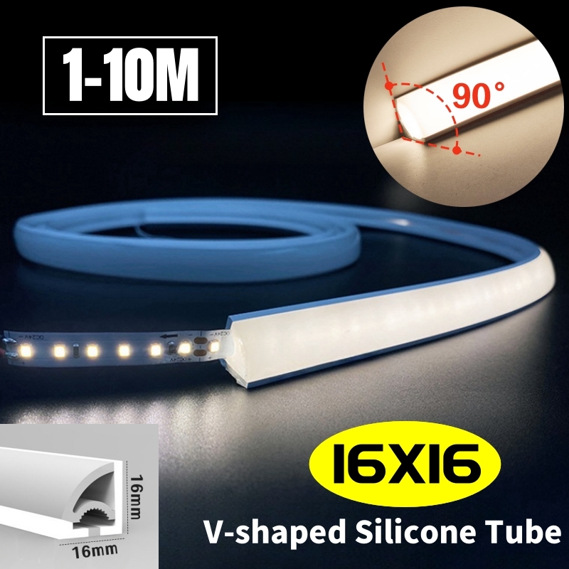 Led Plant Light Strip - 1-10m 90° Glowing LED V-Type Neon