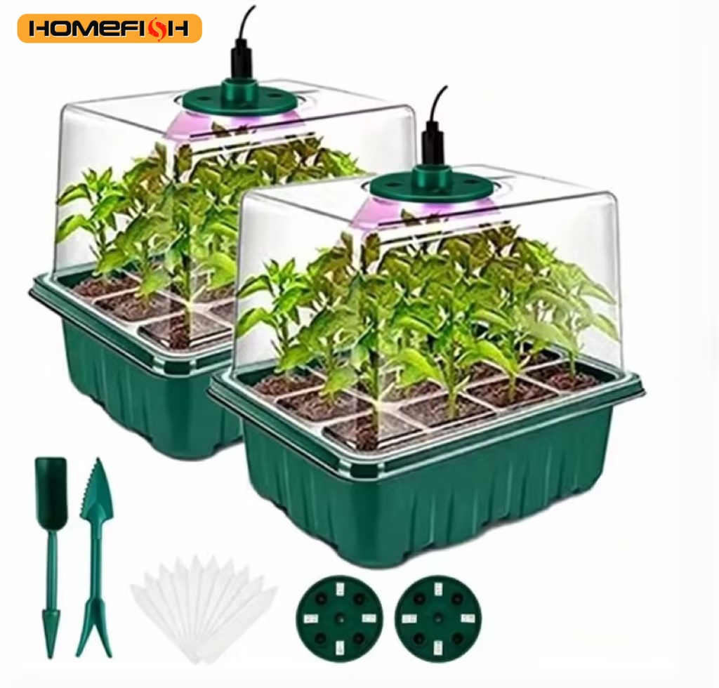 Smart Garden Domes - Home Seed Starter Tray with Grow
