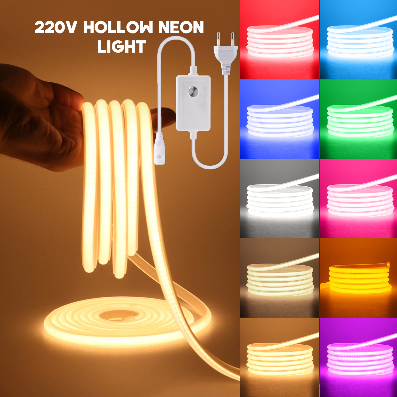 Led Plant Light Strip - Dimmable COB LED Strip Light 220V