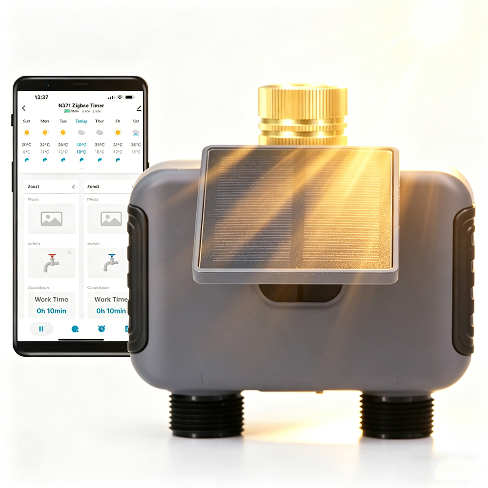 Tuay Smart Solar 2-Zone Wateri – обзор и цена Smart Garden Tap Timer