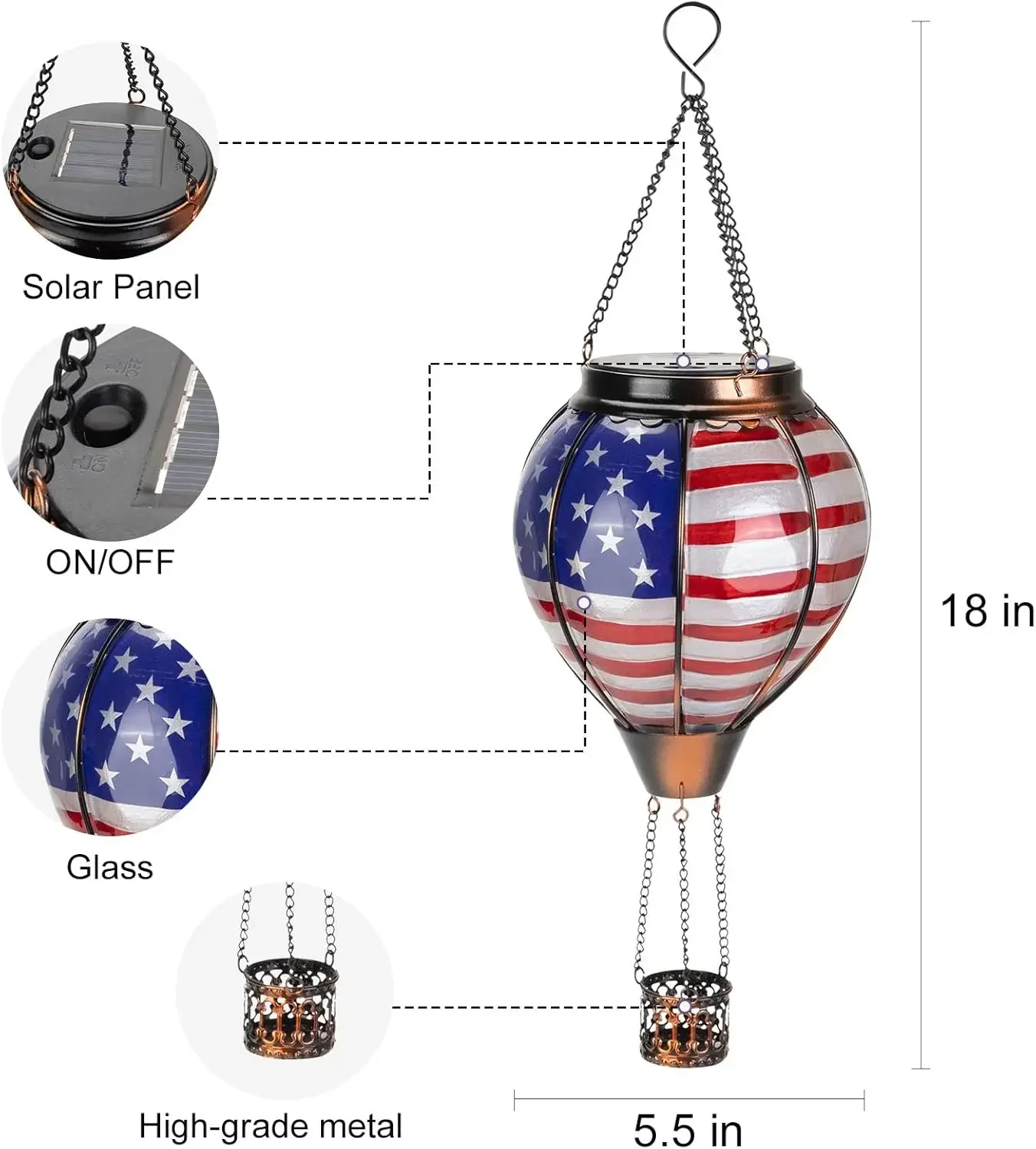 Hot Air Balloon Solar Lantern  – обзор и цена Smart Garden Balloon