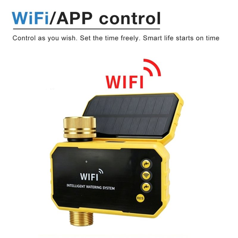 AA84 WIFI Solar Irrigation Tim – обзор и цена Smart Garden Tap Timer