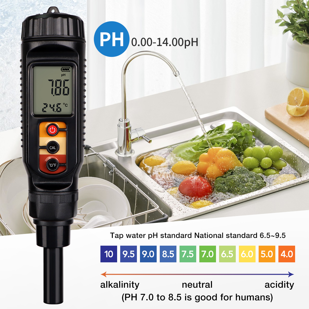 0.00-14.00pH Digital Food PH M – обзор и цена Soil Test Digital
