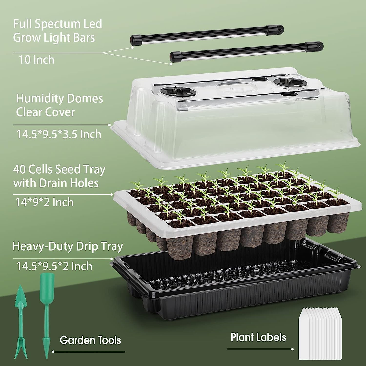 1 Set, Seed Starter Trays With – обзор и цена Smart Garden Domes