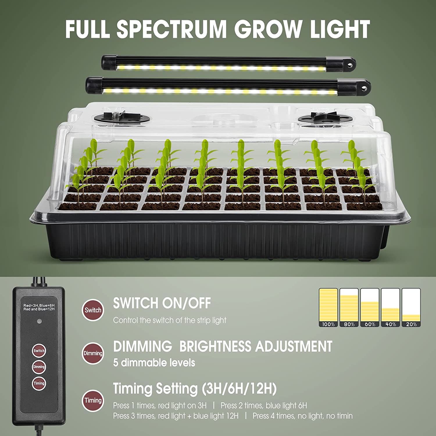 1 Set, Seed Starter Trays With – обзор и цена Smart Garden Domes