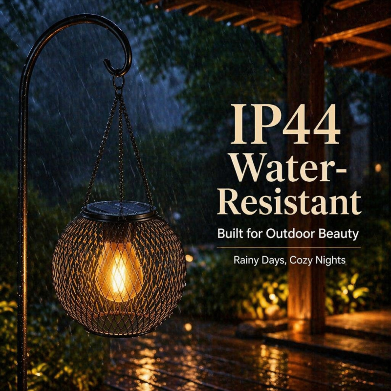 Solar Powered LED Hanging Floo – обзор и цена Smart Garden Light Camera