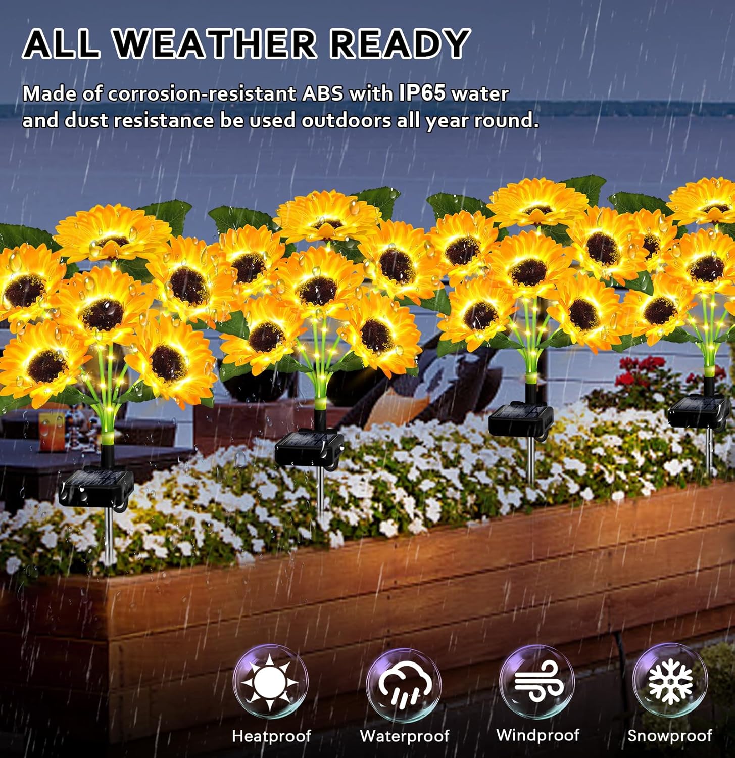 Solar Sunflower Lights with Lu – обзор и цена Smart Garden Light Camera