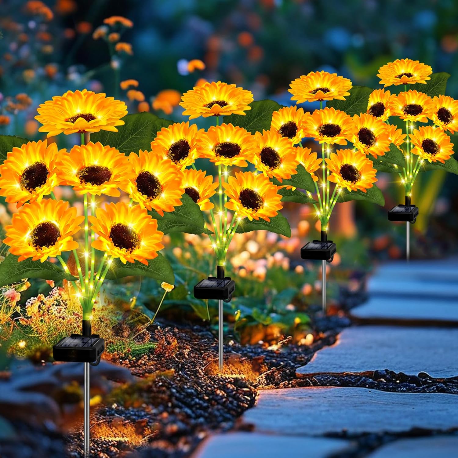 Solar Sunflower Lights with Lu – обзор и цена Smart Garden Light Camera