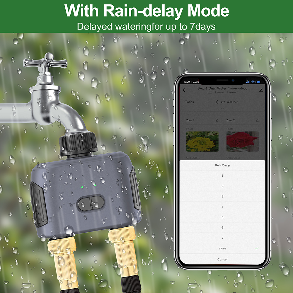 Tuya Zigbee/Bluetooth Water Ti – обзор и цена Smart Garden Tap Timer