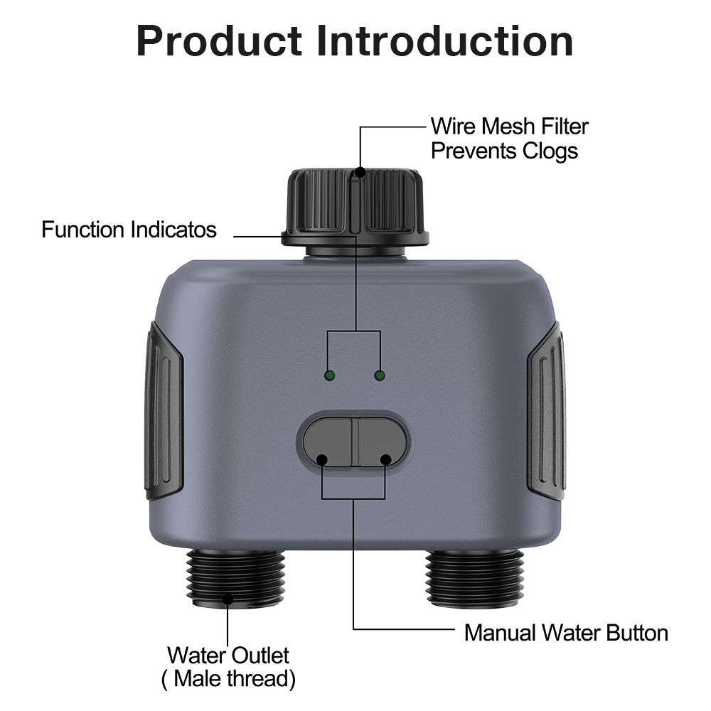 Tuya Zigbee/Bluetooth Water Ti – обзор и цена Smart Garden Tap Timer