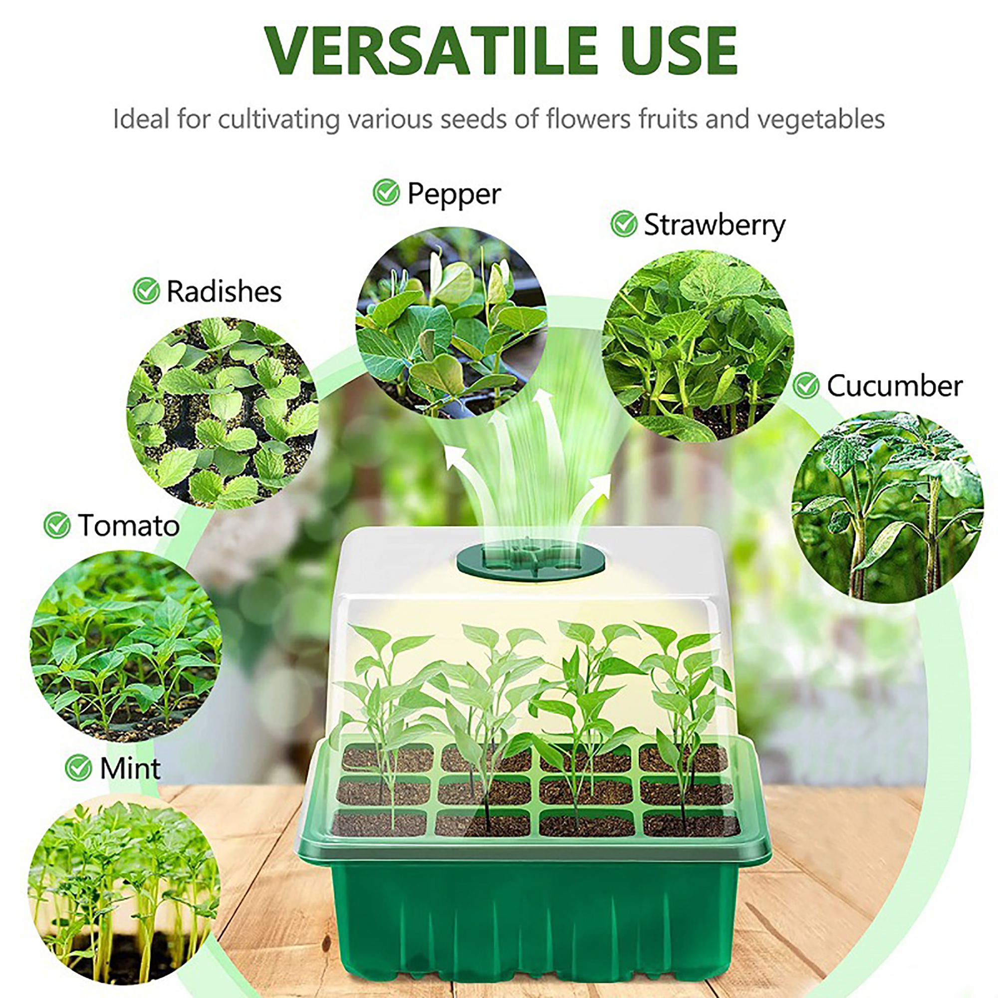 Seed Starter Trays with Grow L – обзор и цена Smart Garden Domes
