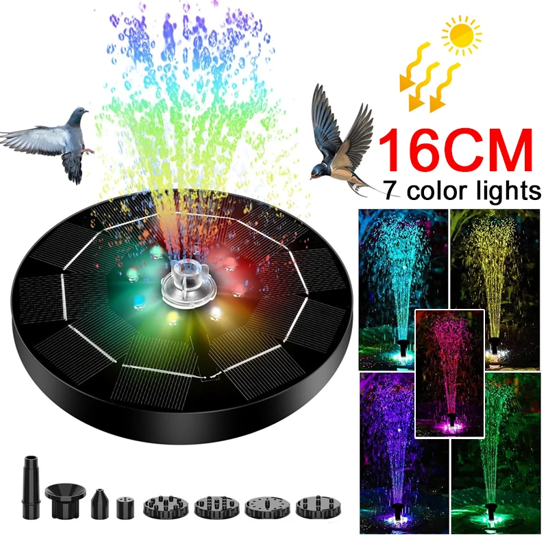Fountain Light 7 Colors LED Li – обзор и цена Smart Garden Light Camera