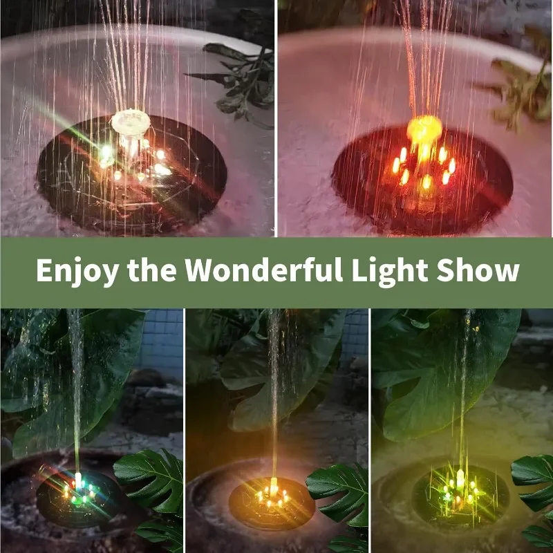 Fountain Light 7 Colors LED Li – обзор и цена Smart Garden Light Camera