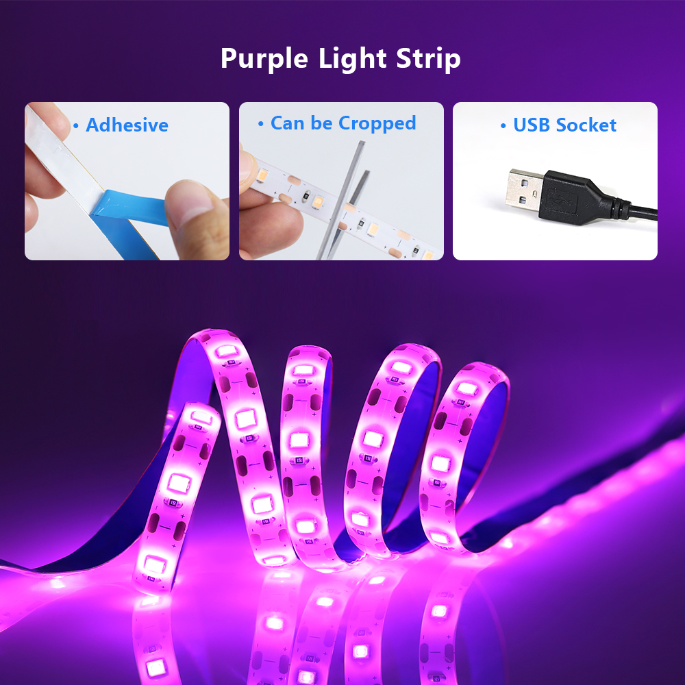300CM USB DC 5V LED Full Spect – обзор и цена Led Plant Light Strip