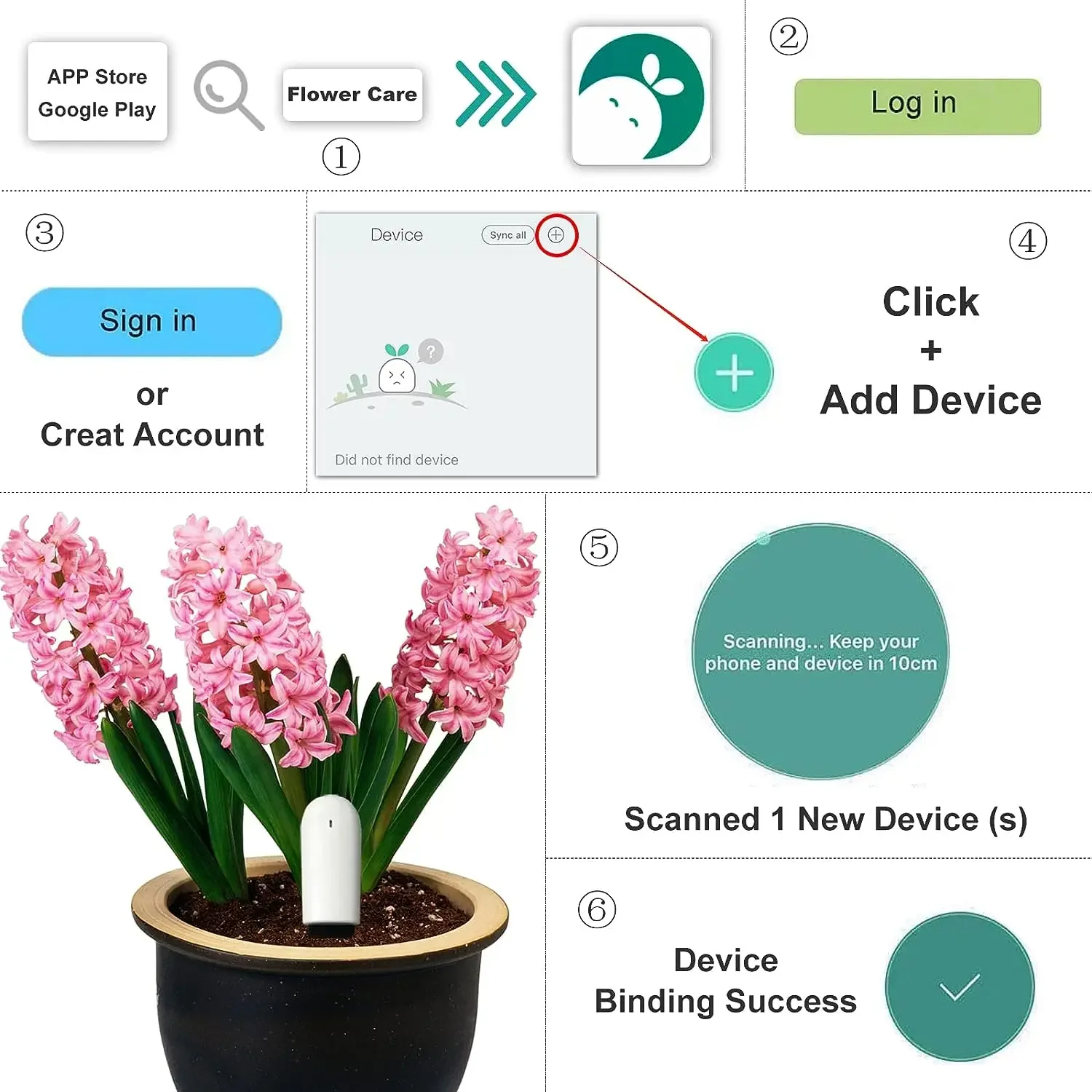 For Xiaomi Mijia HHCC Smart Fl – обзор и цена Smart Garden Water