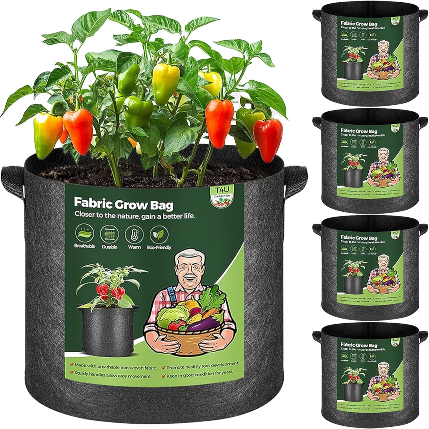 7 Gallon Fabric Plant Grow Bag – обзор и цена Smart Garden Domes