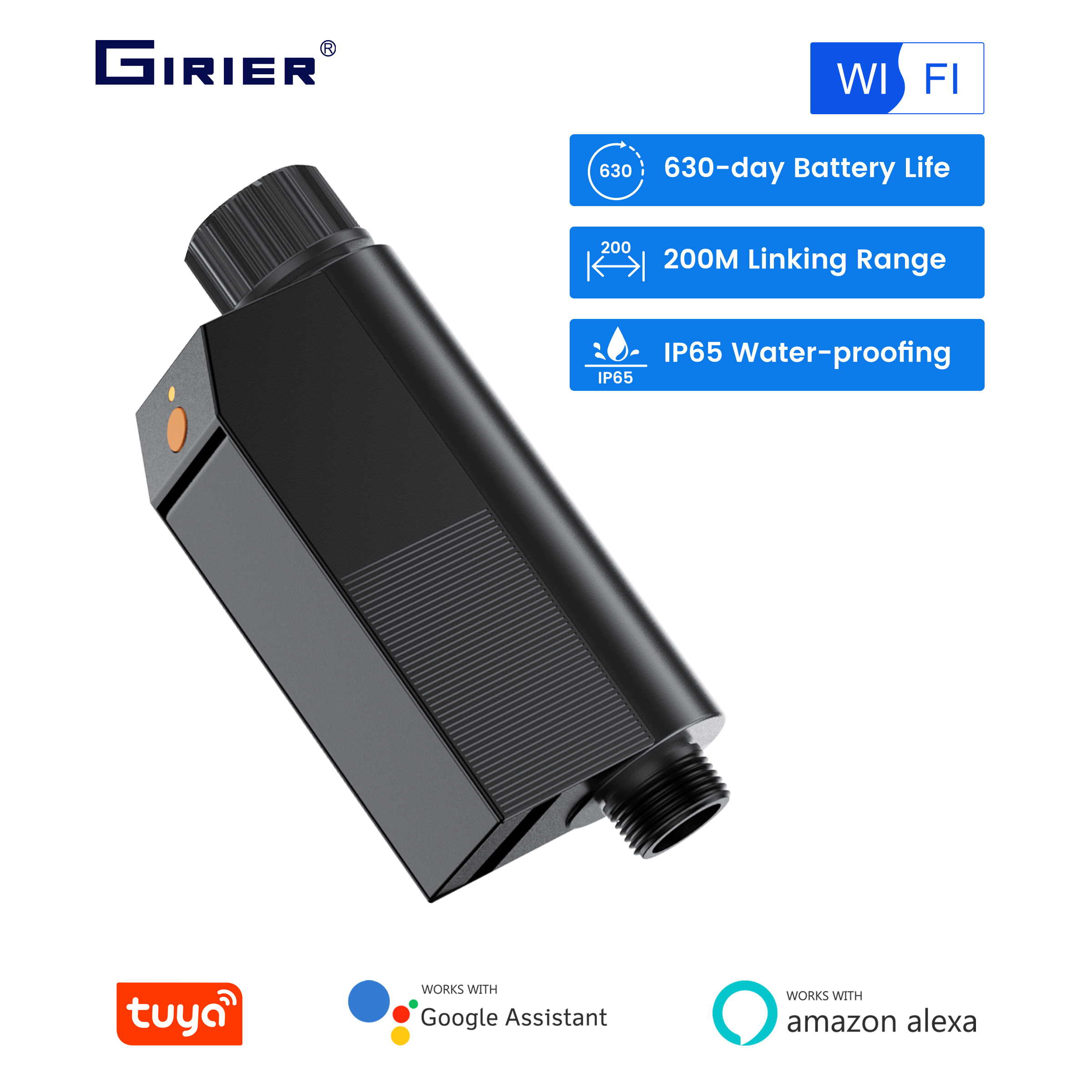 GIRIER Tuya Smart Water Timer  – обзор и цена Smart Garden Tap Timer