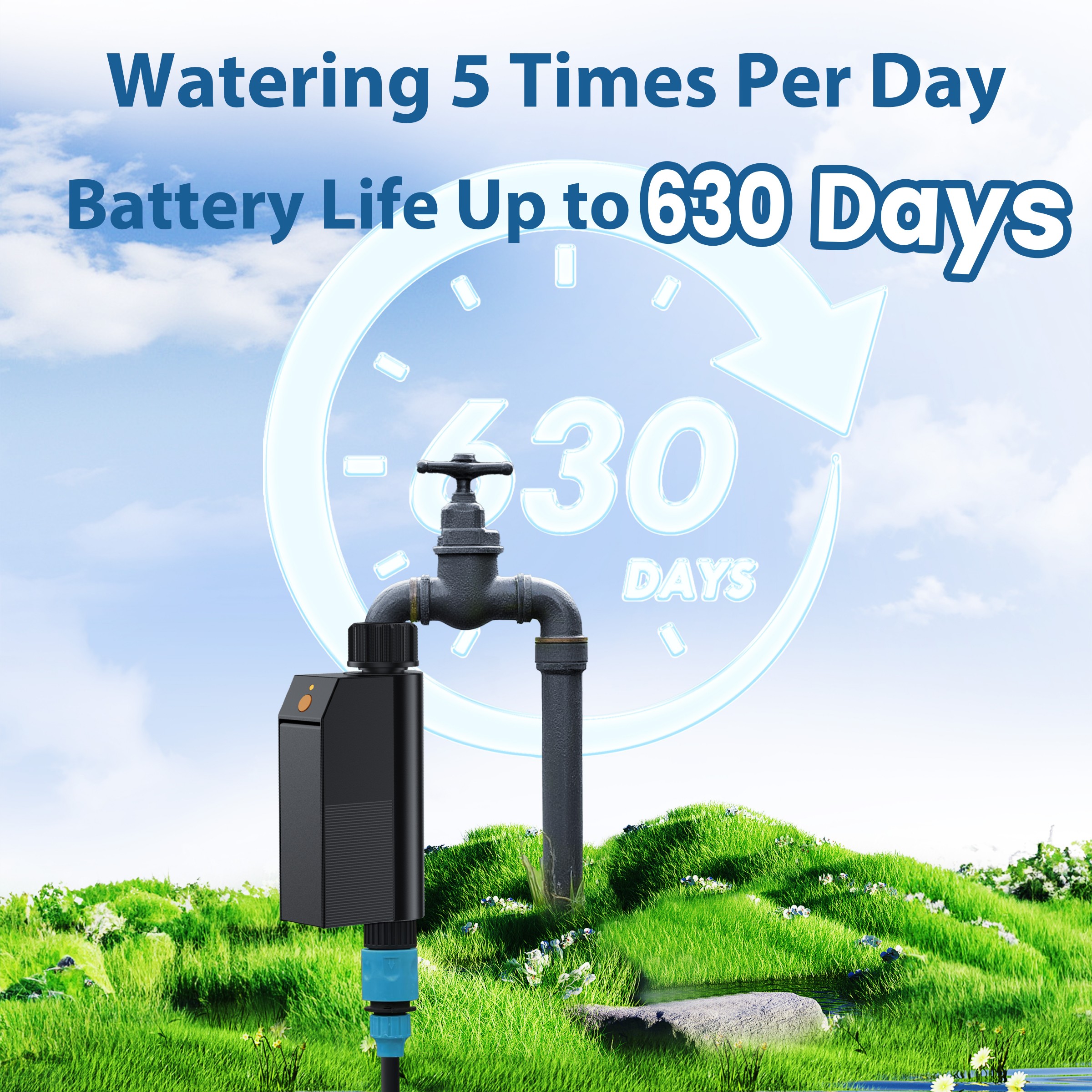 GIRIER Tuya Smart Water Timer  – обзор и цена Smart Garden Tap Timer