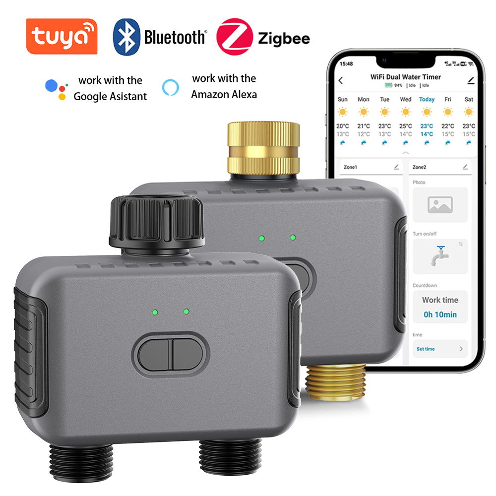 Tuya Smart Dual Water Timer Bl – обзор и цена Smart Garden Water