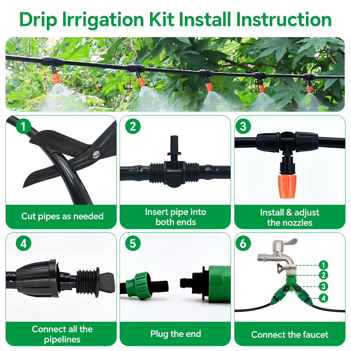 30-5M Garden Irrigation System – обзор и цена Smart Garden Greenhouse