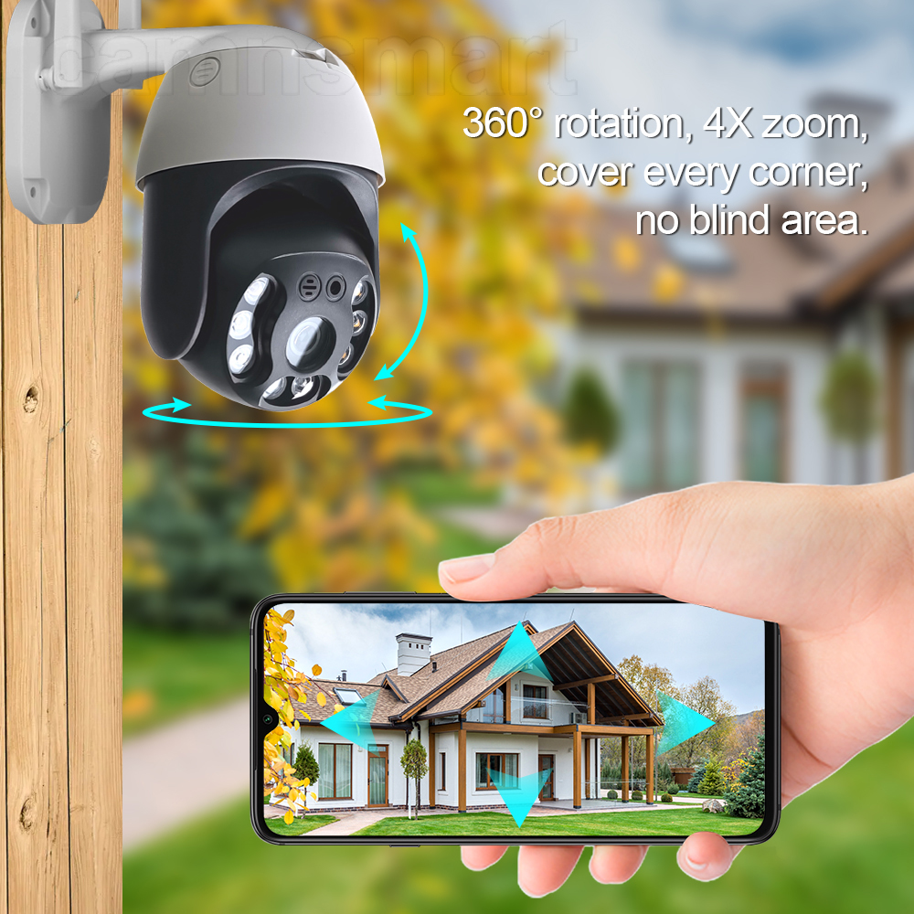 6MP Tuya WIFI Camera Security  – обзор и цена Smart Garden Domes