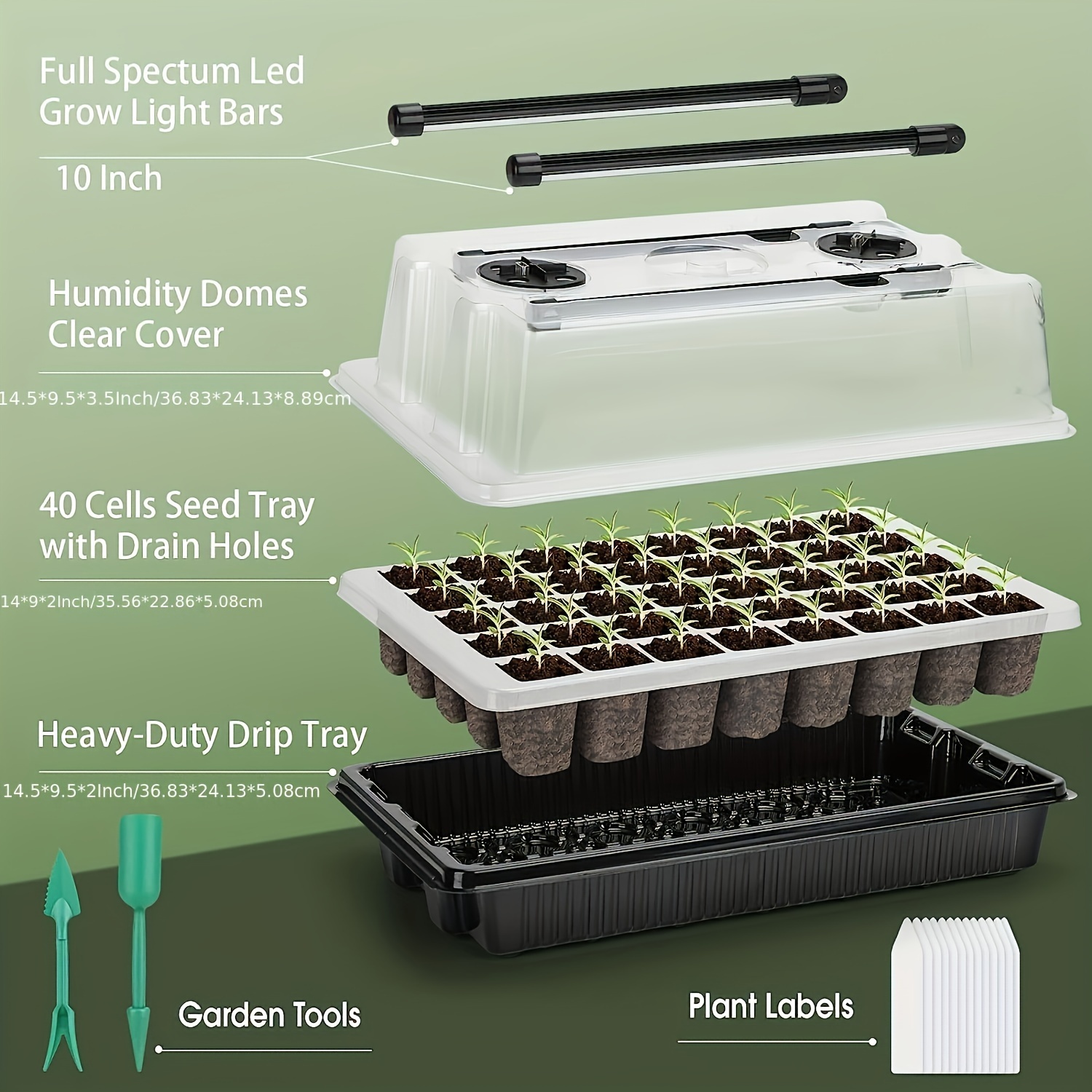 40/Cell Seed Starter Kit with  – обзор и цена Smart Garden Domes