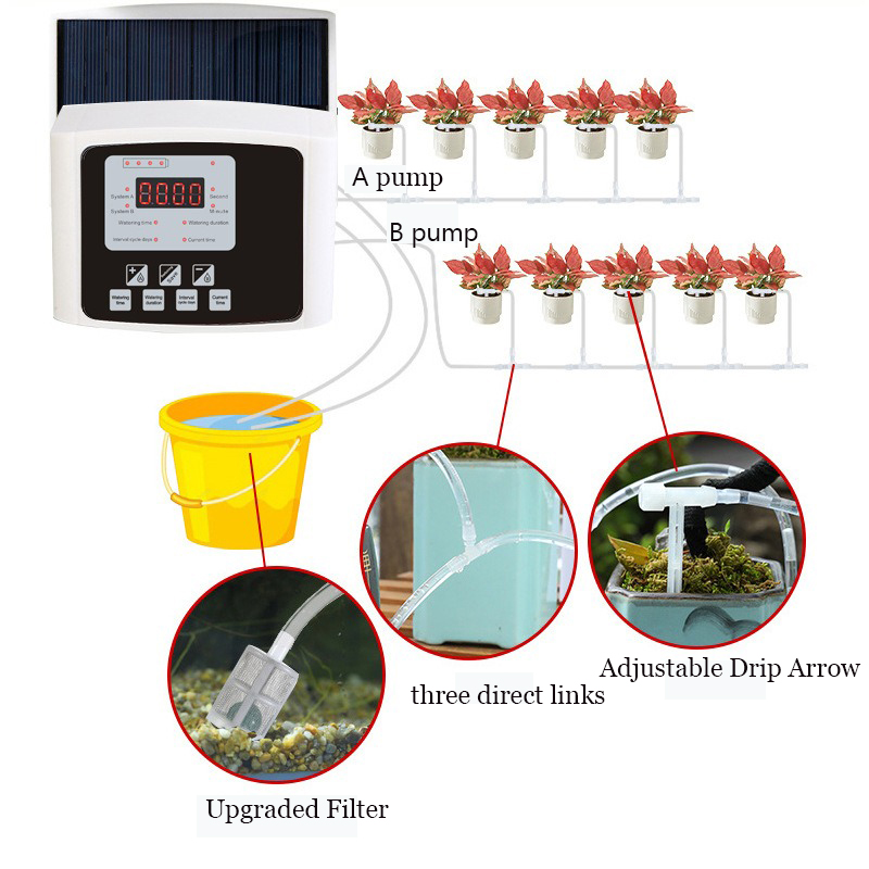 Garden Double Pump Adjustable  – обзор и цена Smart Garden Tap Timer
