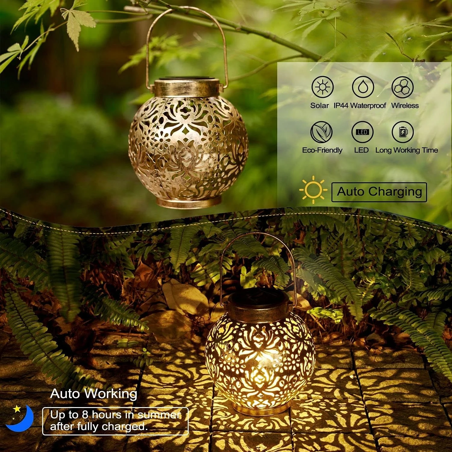 1-6PCS Moroccan Solar Lanterns – обзор и цена Smart Garden Light Camera