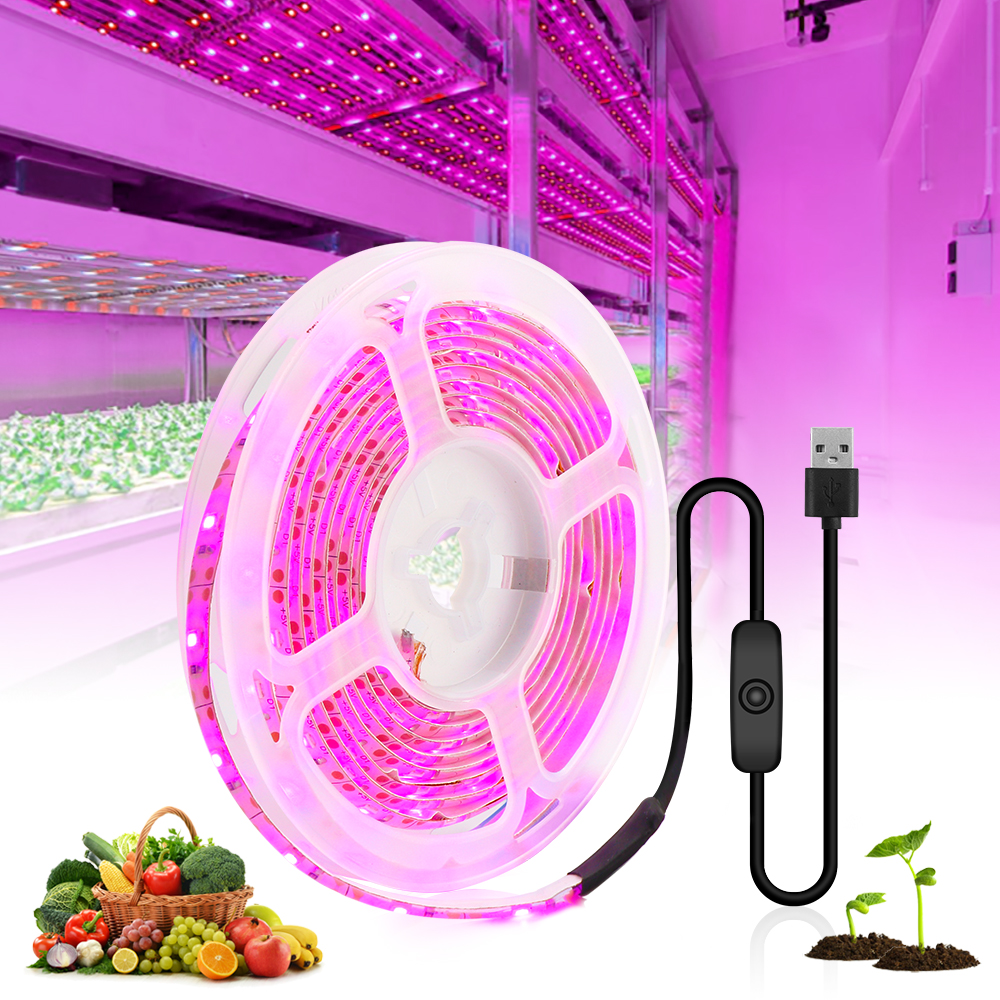 USB Full Spectrum LED Grow Lig – обзор и цена Led Plant Light Strip
