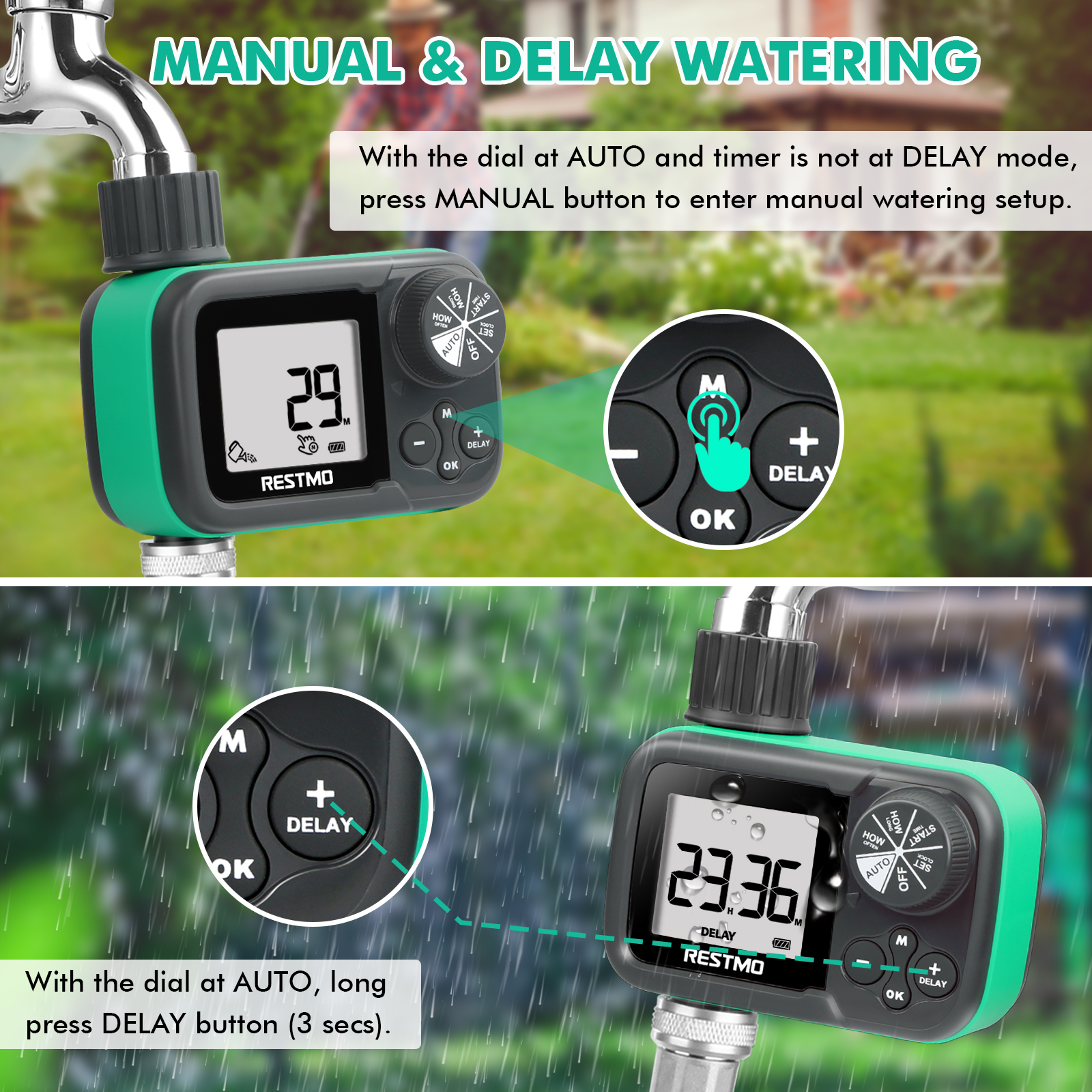 Automatic Ball Valve Water Tim – обзор и цена Smart Garden Tap Timer