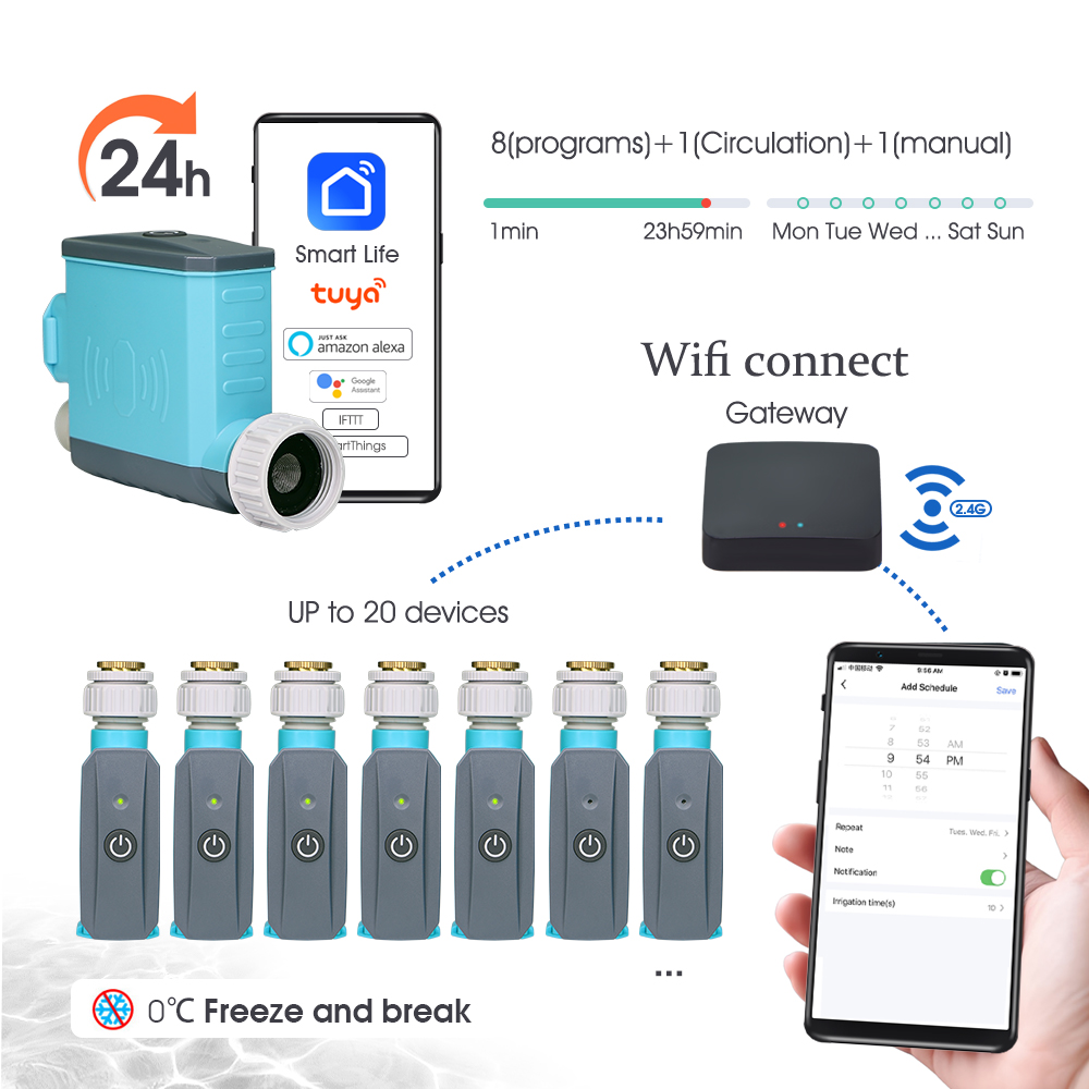 WiFi/Blueteeth Water Timer wit – обзор и цена Smart Garden Tap Timer