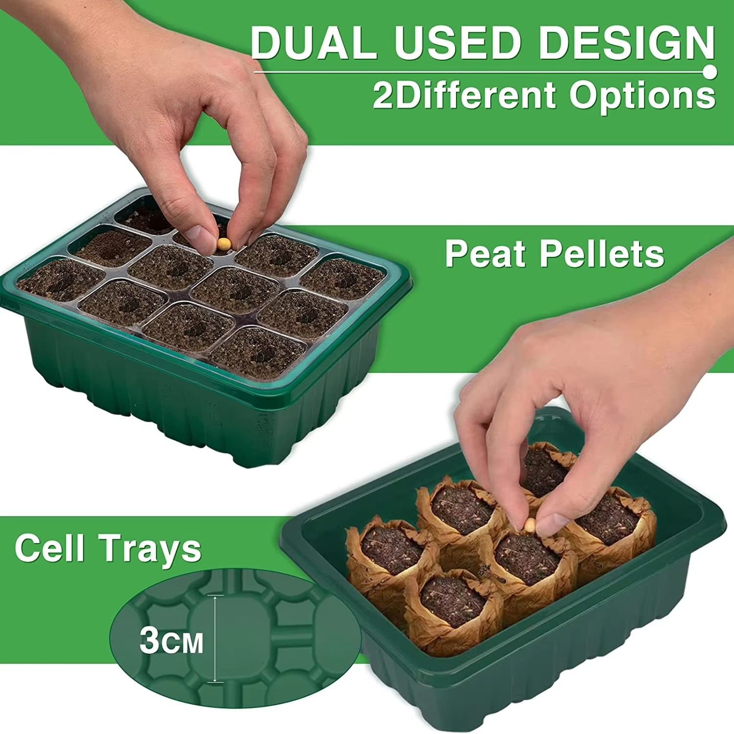 Home Seed Starter Tray with Gr – обзор и цена Smart Garden Domes