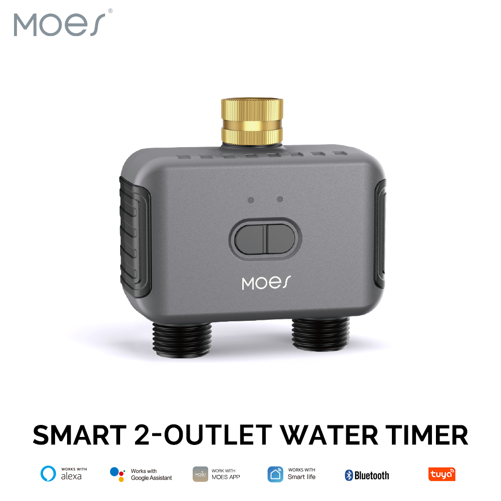 MOES Bluetooth Smart 2-Way Wat – обзор и цена Smart Garden Tap Timer