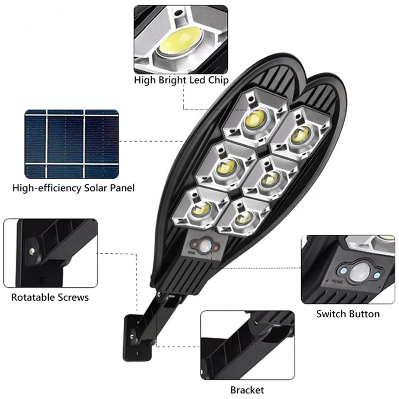 5000LM Solar LED Street Light  – обзор и цена Smart Garden Lanterns
