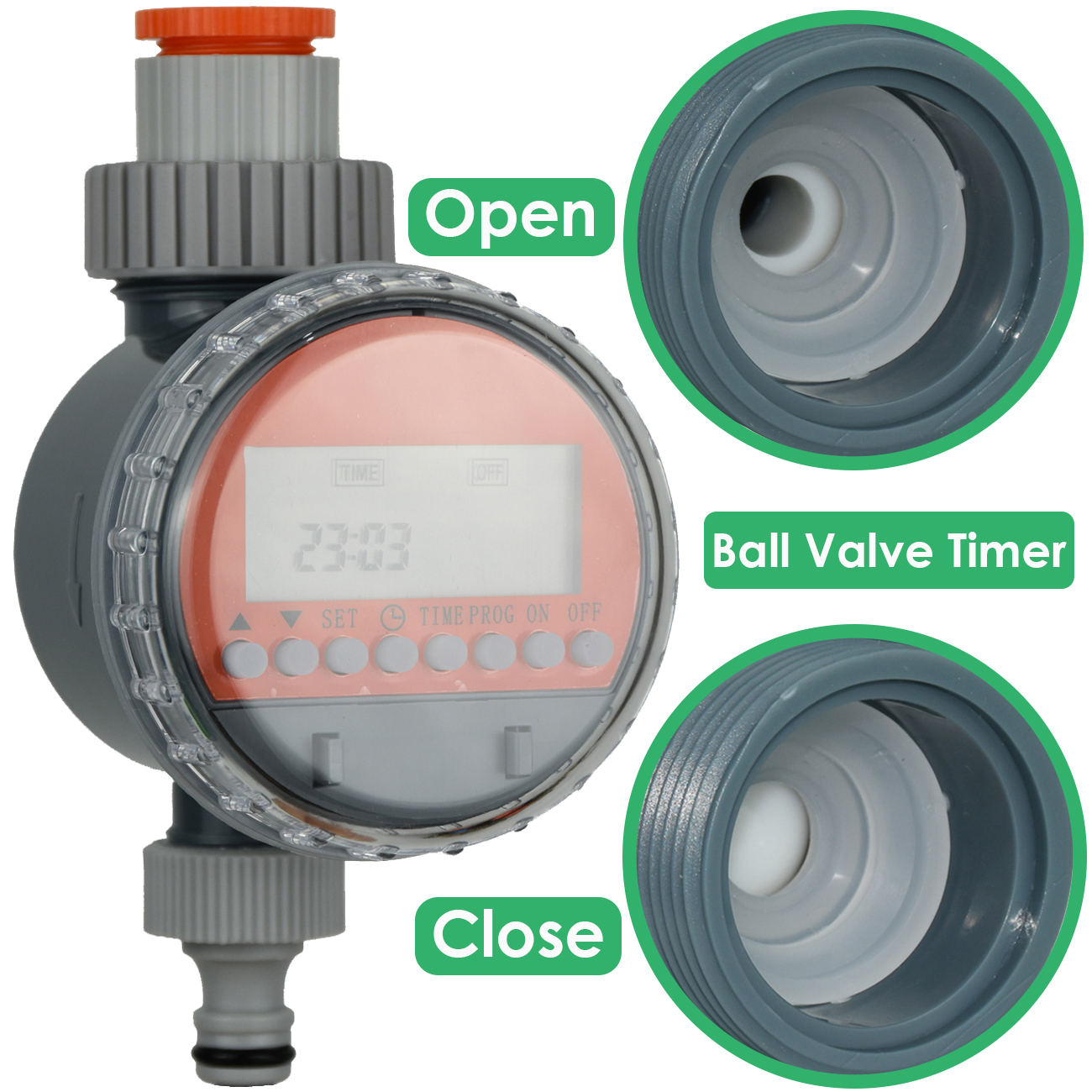 KESLA Garden Ball Valve Water  – обзор и цена Smart Garden Tap Timer