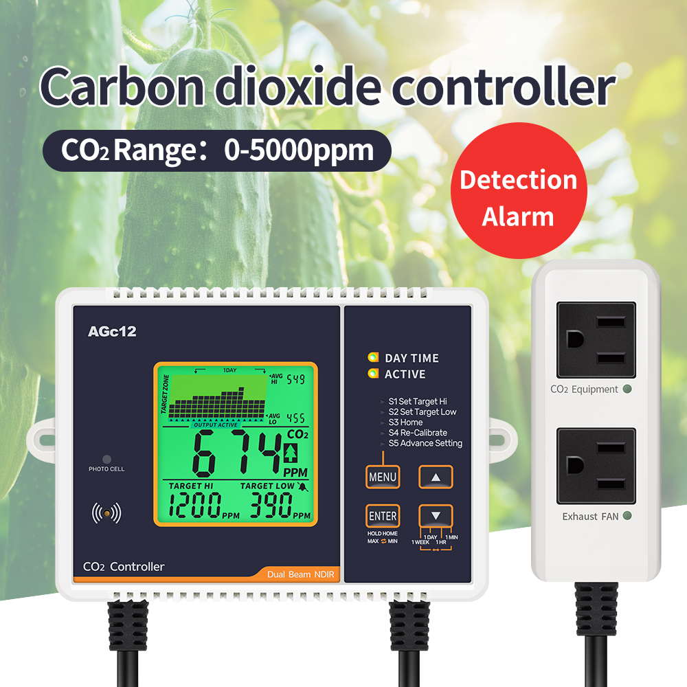 CO2 Monitor Controller Concent – обзор и цена Smart Garden Greenhouse