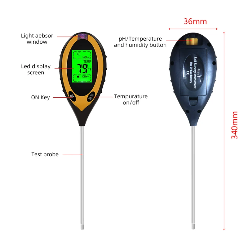 Soil PH Meter Tester Soil Test – обзор и цена Soil Test Digital