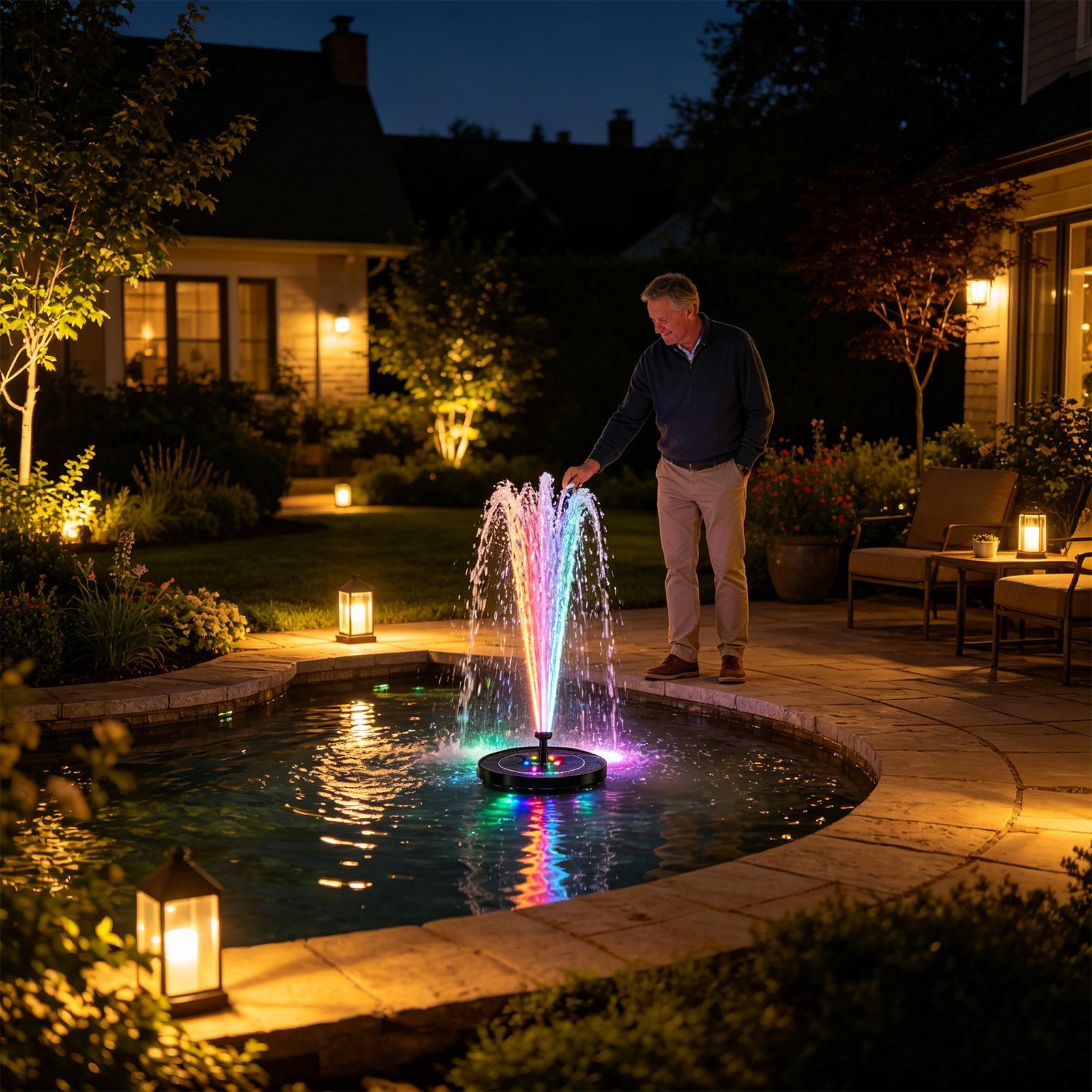 Floating Solar Bird Bath Fount – обзор и цена Smart Garden Light Camera