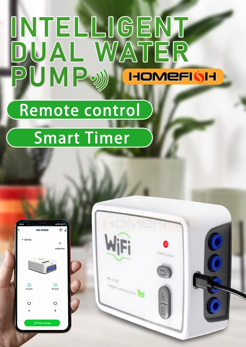 HOMEFISH WIFI Smart Dual Pump  – обзор и цена Smart Garden Domes