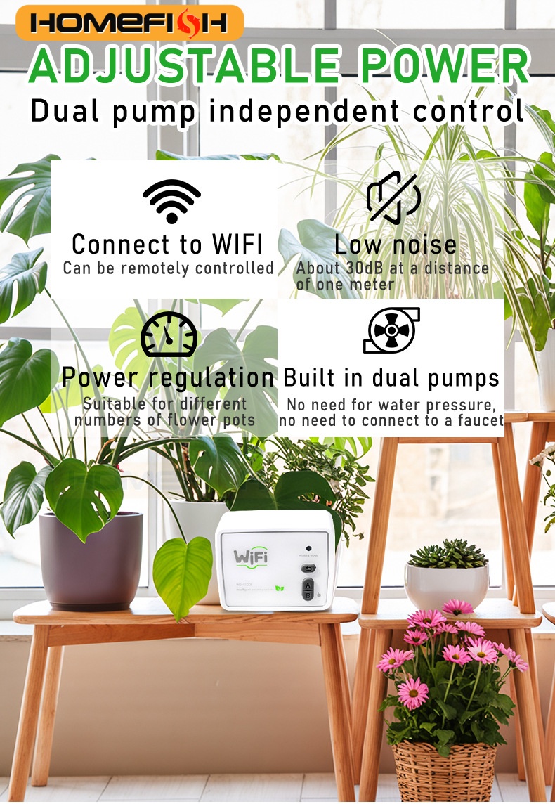 HOMEFISH WIFI Smart Dual Pump  – обзор и цена Smart Garden Domes