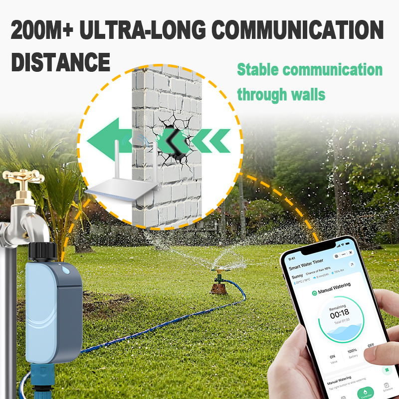 Smart Tuya WIFI Garden Waterin – обзор и цена Smart Garden Tap Timer