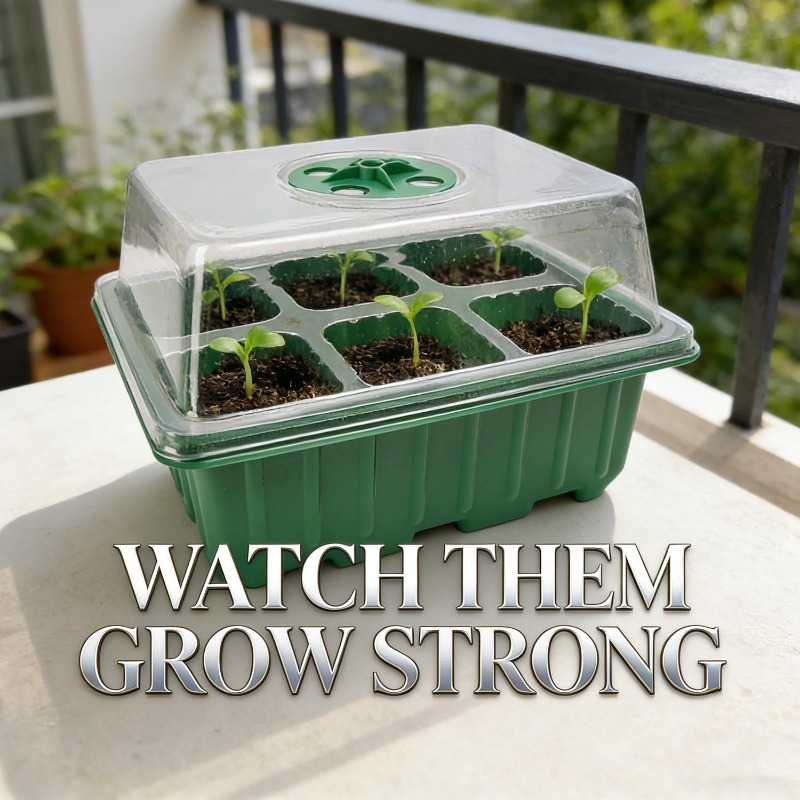 Seed Starter Tray with Lid 6 C – обзор и цена Smart Garden Domes