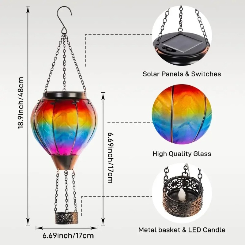 Vintage Solar Garden Lamp LED  – обзор и цена Smart Garden Balloon