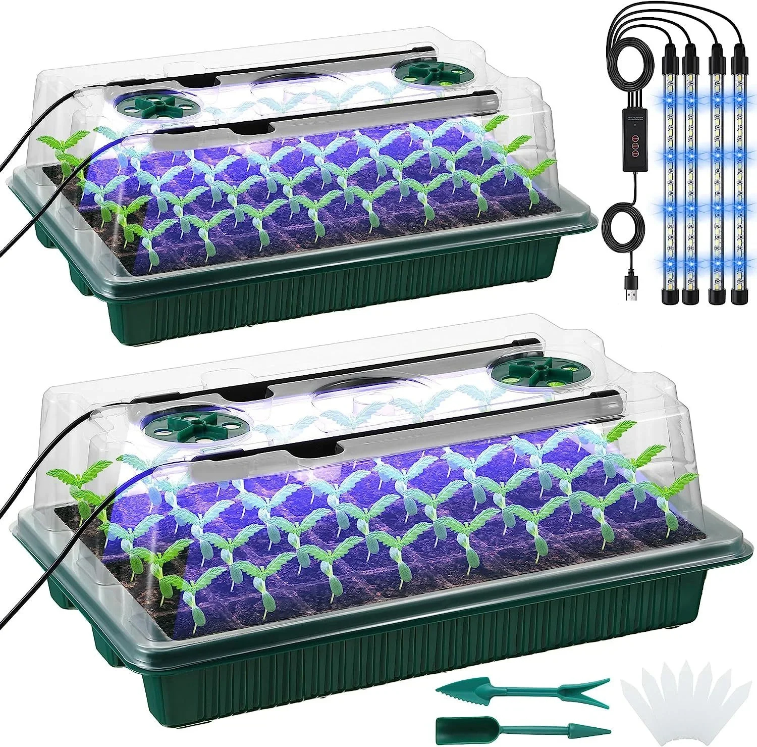 2 Packs, Seed Starter Trays Wi – обзор и цена Smart Garden Domes